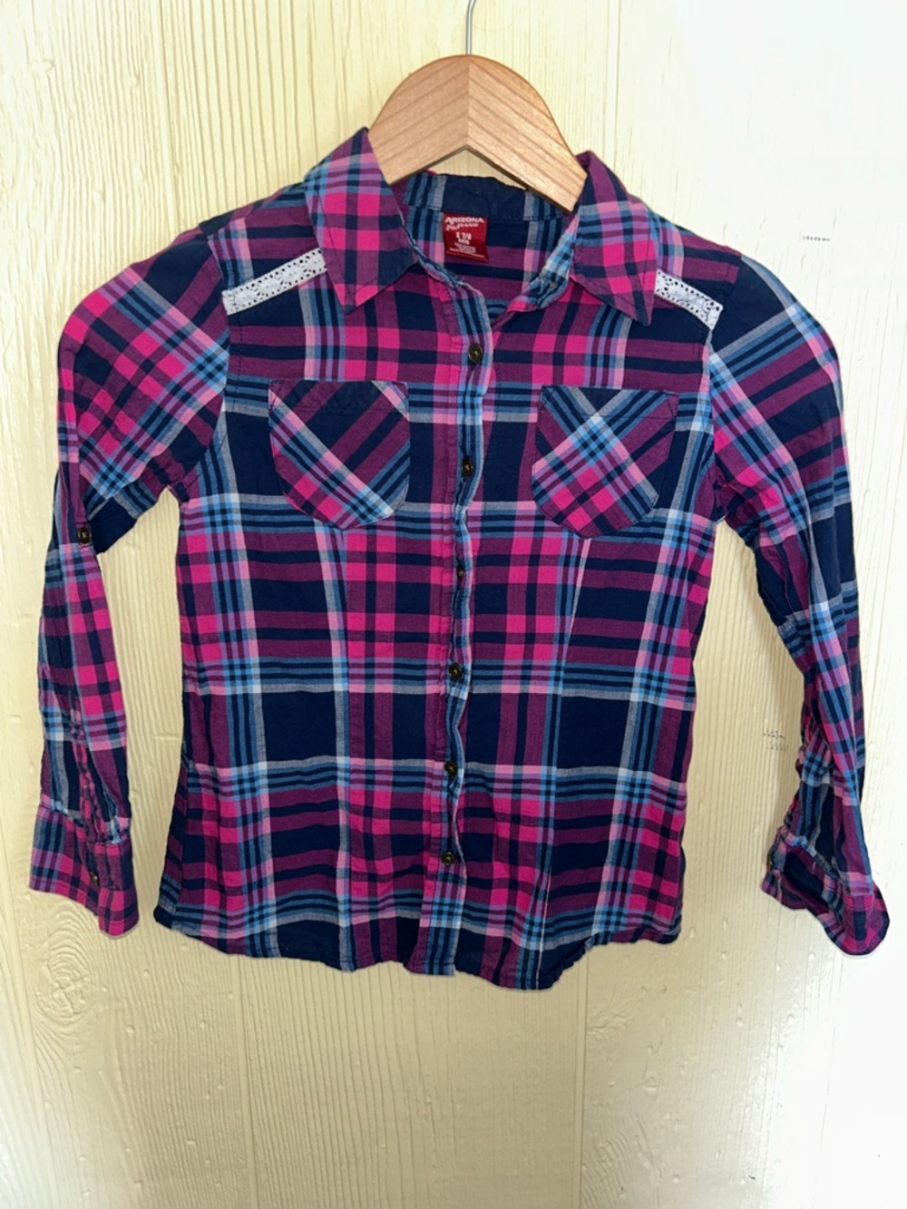 Children's Plaid Button-Up Shirt